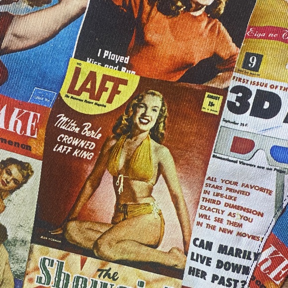 Marilyn Monroe all over print jeans  W/31 L/29 - Picture 3 of 11